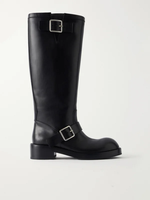 Ann Demeulemeester Arwa Leather Knee Boots