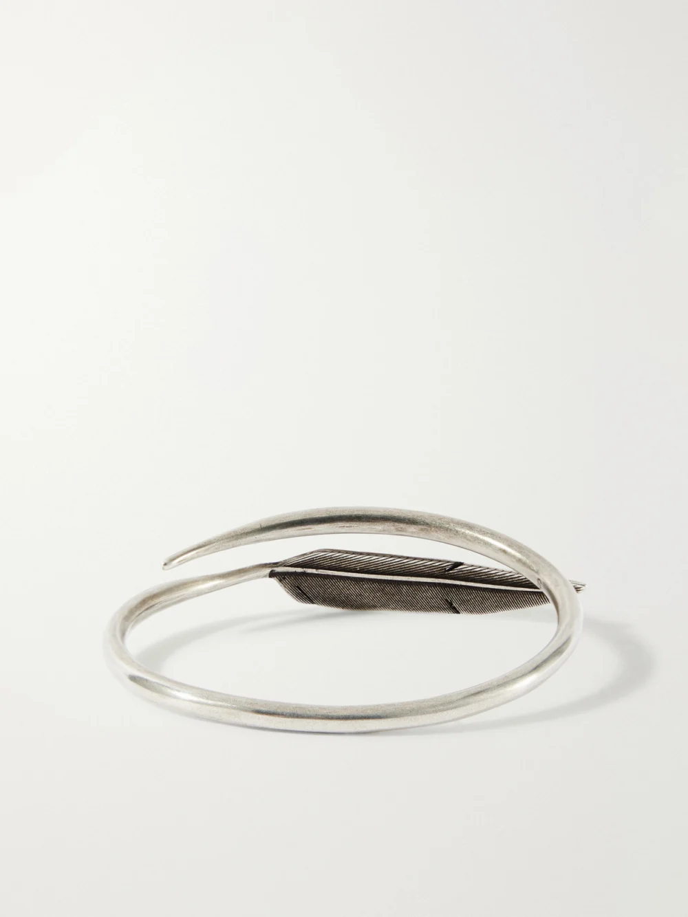 Back view of the Ann Demeulemeester Dagvin Silver Cuff