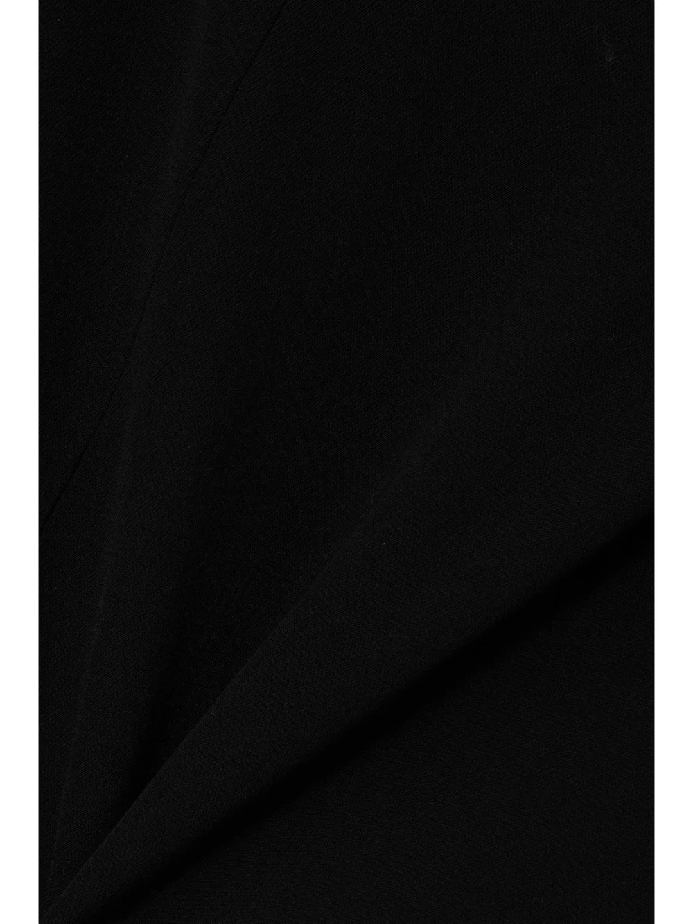 Close-up detail of the Ann Demeulemeester Ella One-shoulder Crepe Gown