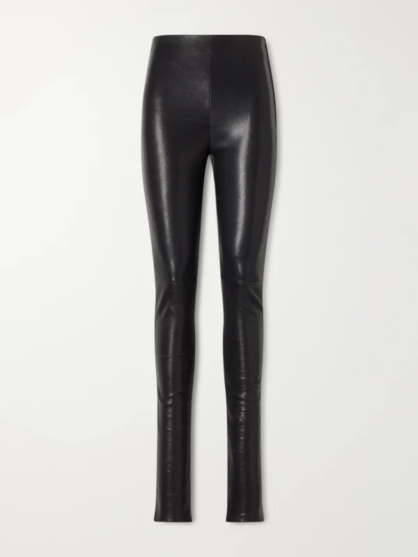 Ann Demeulemeester Florence Leather Skinny-leg Pants