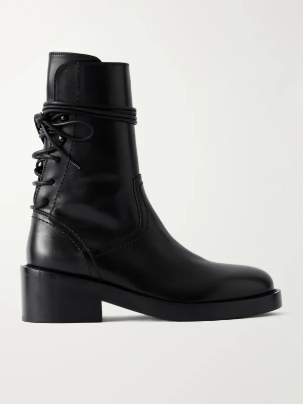 Ann Demeulemeester Henrica Leather Ankle Boots
