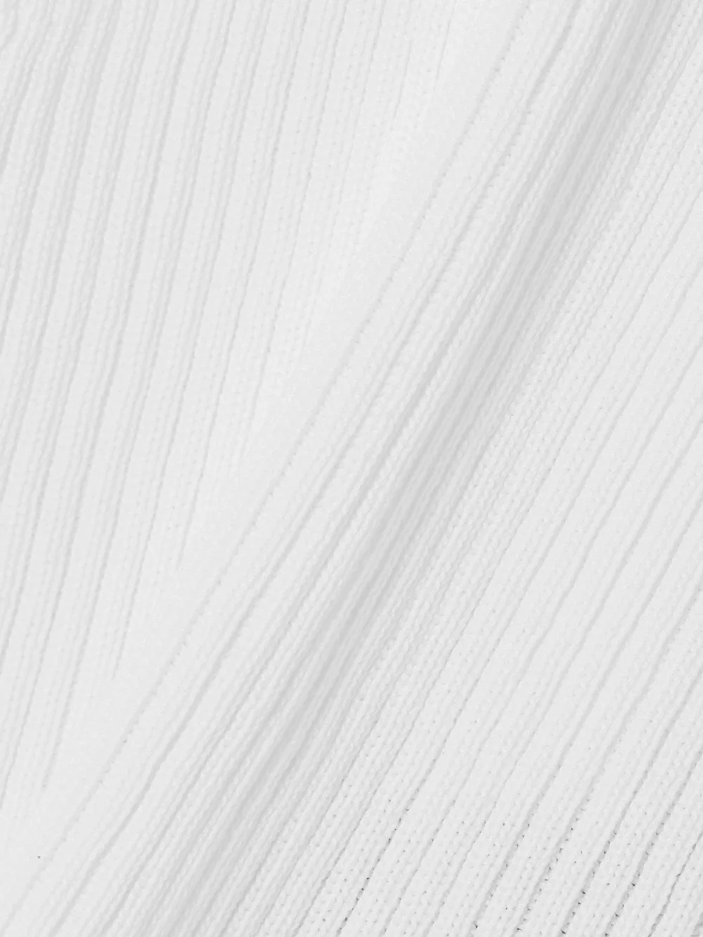 Close-up detail of the Ann Demeulemeester Noya Ribbed Cotton Tank