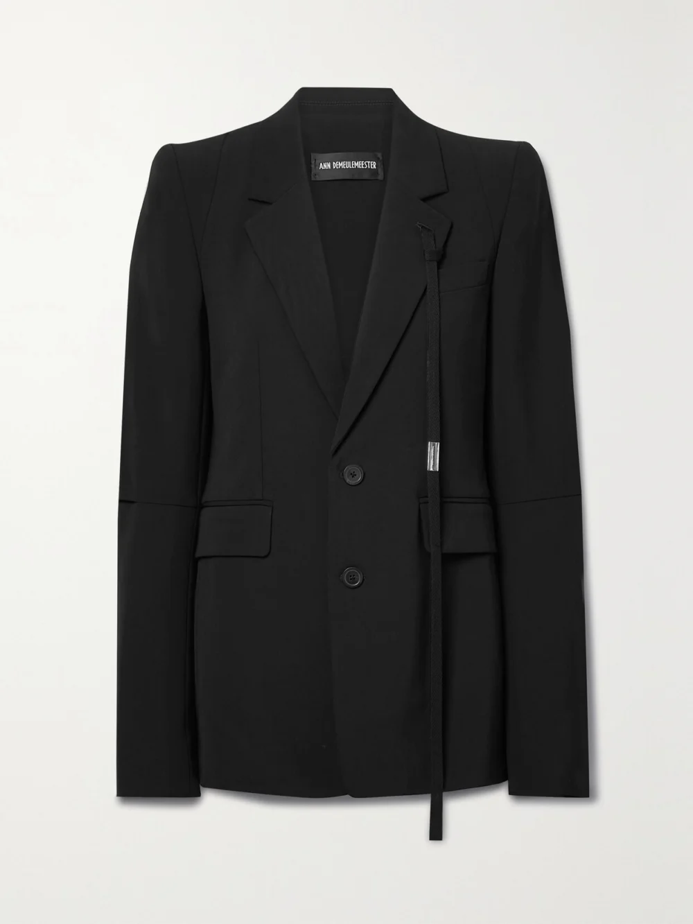 Ann Demeulemeester Rachele Twill Blazer in black