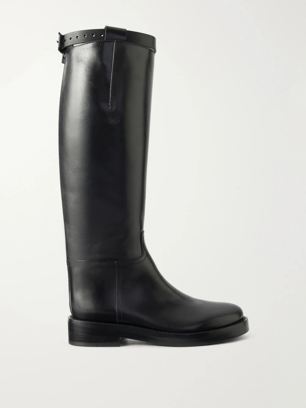 Ann Demeulemeester Stan Leather Knee Boots in black