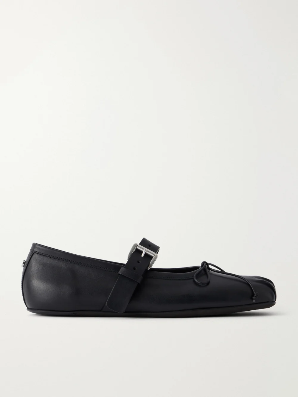 Ann Demeulemeester Zoey Leather Ballet Flats in black