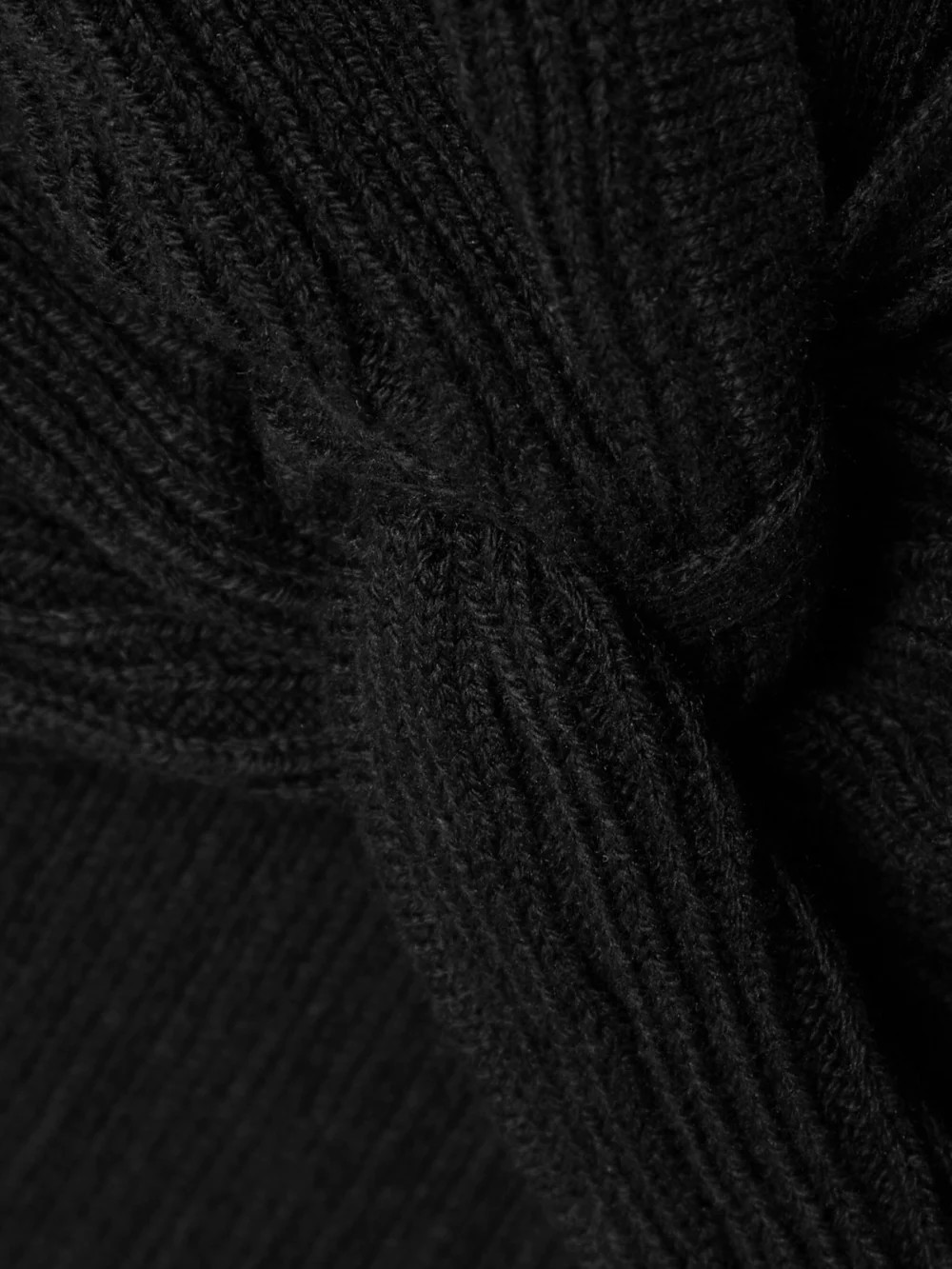Close-up detail of the Anna Quan Tori Cropped Cotton-blend Jersey Top