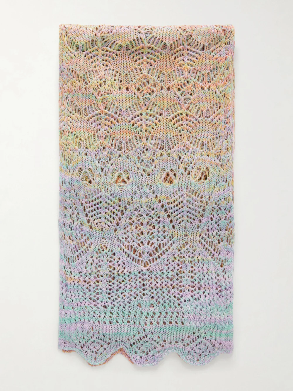 Anna Sui Space Dye Scarf in orange