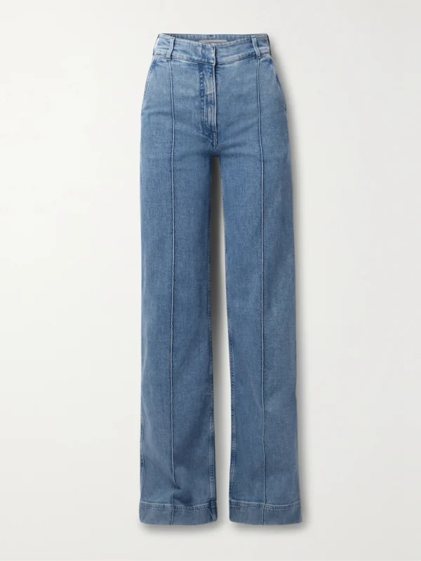Another Tomorrow High-rise Straight-leg Organic Jeans