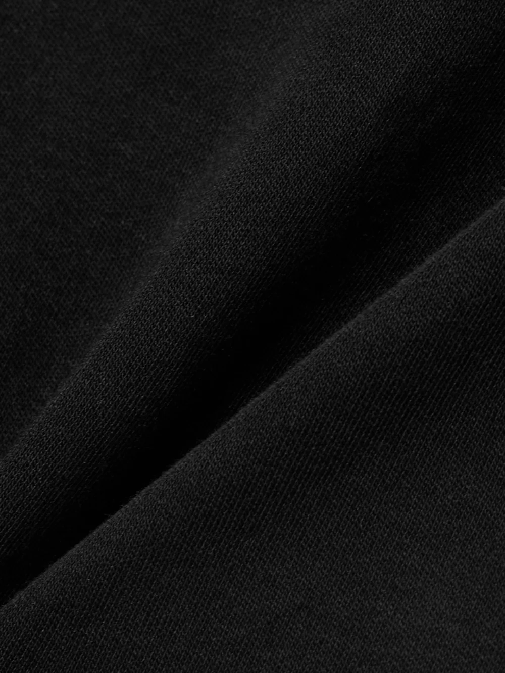 Close-up detail of the Another Tomorrow Off-the-shoulder Supima Cotton-jersey Top
