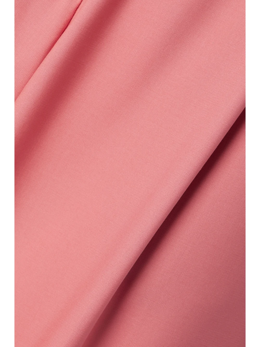 Close-up detail of the Another Tomorrow Pleated Wool Wide-leg Pants