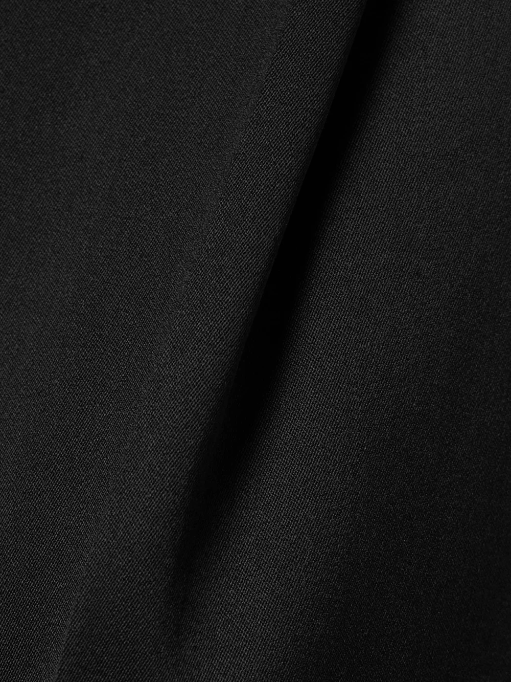 Close-up detail of the Another Tomorrow Wool-blend Wide-leg Pants