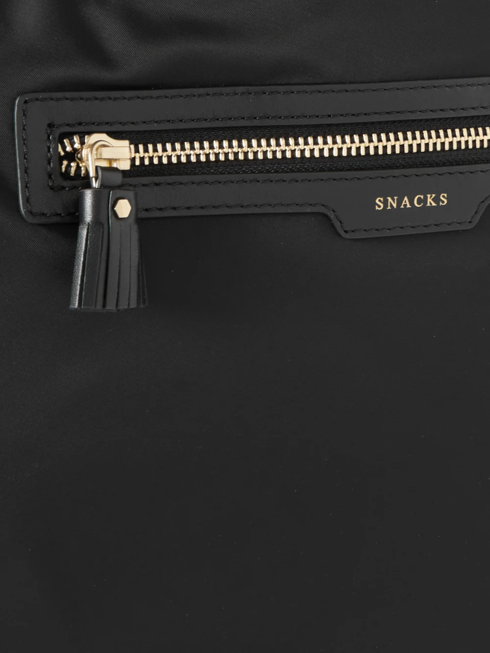 Close-up detail of the Anya Hindmarch Baby Leather-trimmed Econyl® Tote
