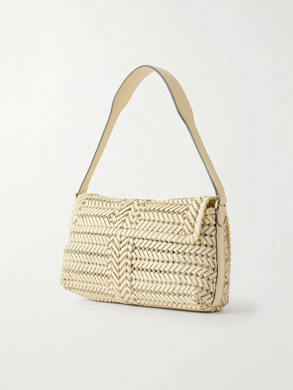 Back view of the Anya Hindmarch The Nesson Woven Leather Shoulder Bag