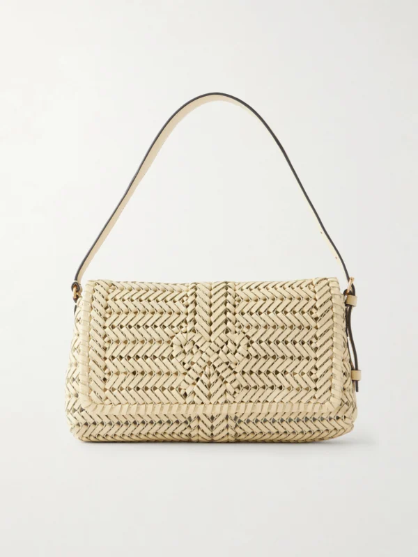 Anya Hindmarch The Nesson Woven Leather Shoulder Bag