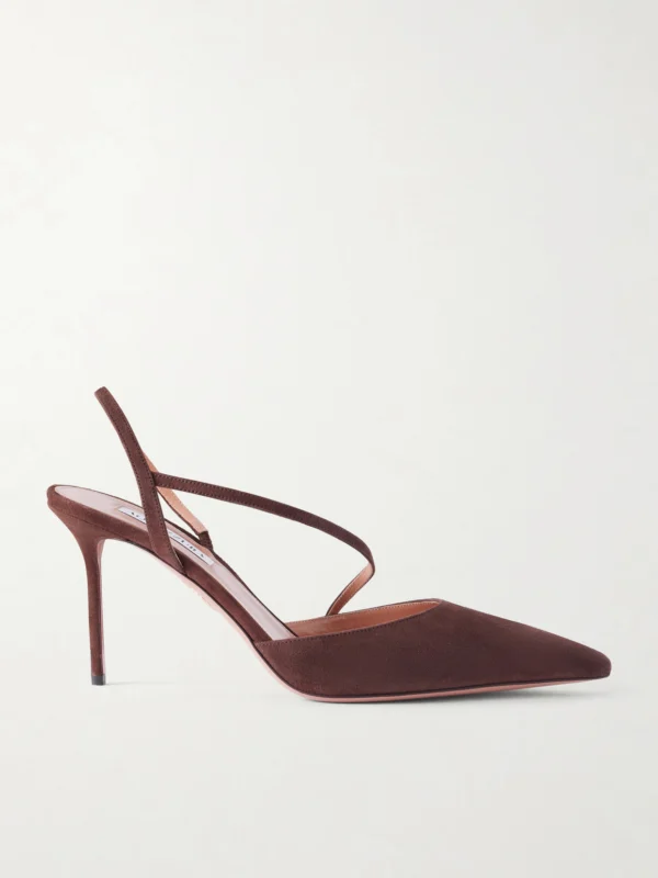 Aquazzura Dynasty 85 Suede Pump