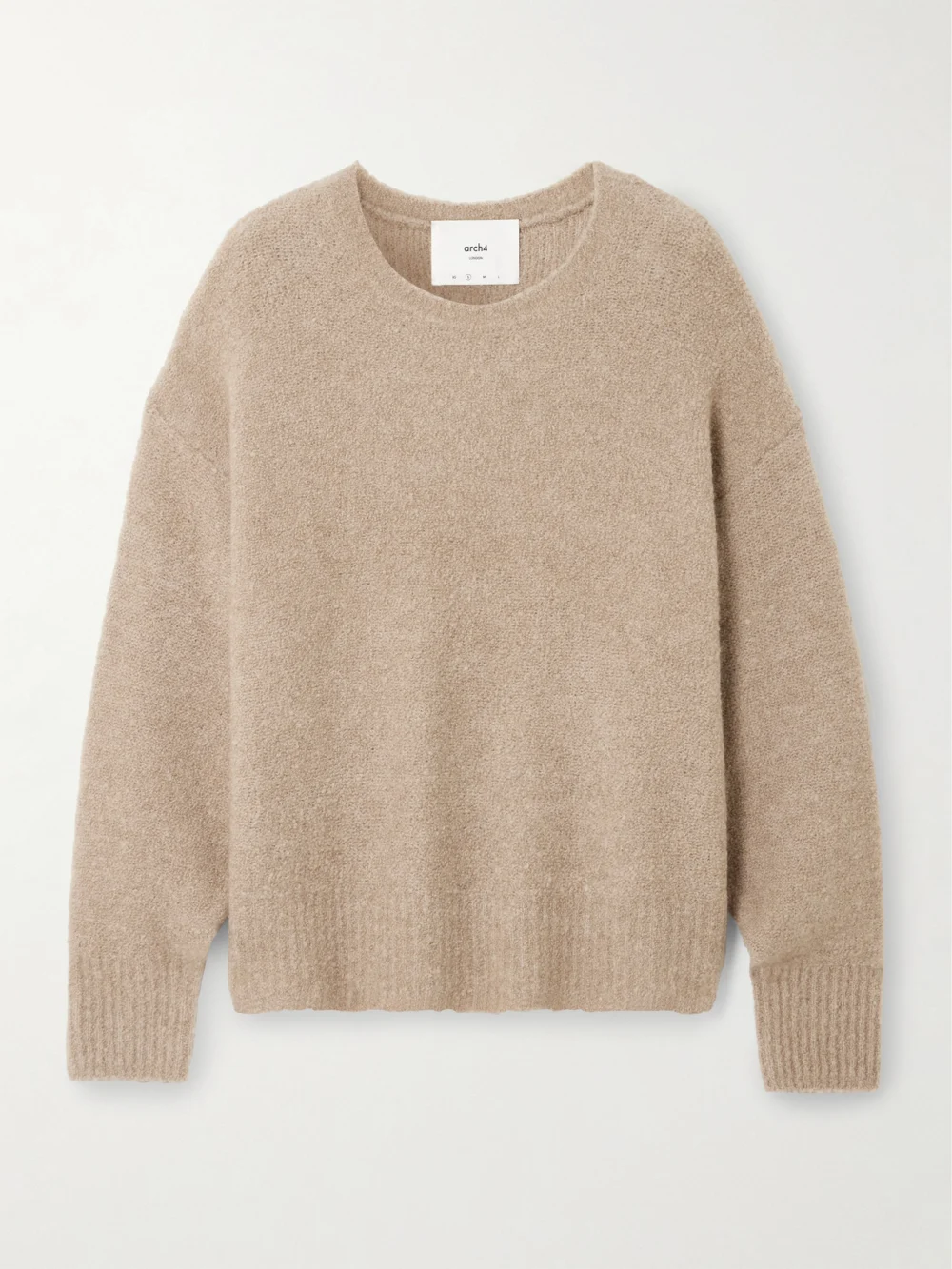 Arch4 Iman Cashmere-blend Bouclé-knit Sweater in taupe