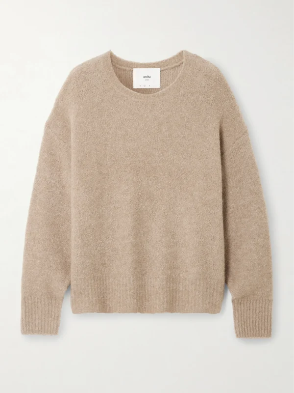 Arch4 Iman Cashmere-blend Bouclé-knit Sweater