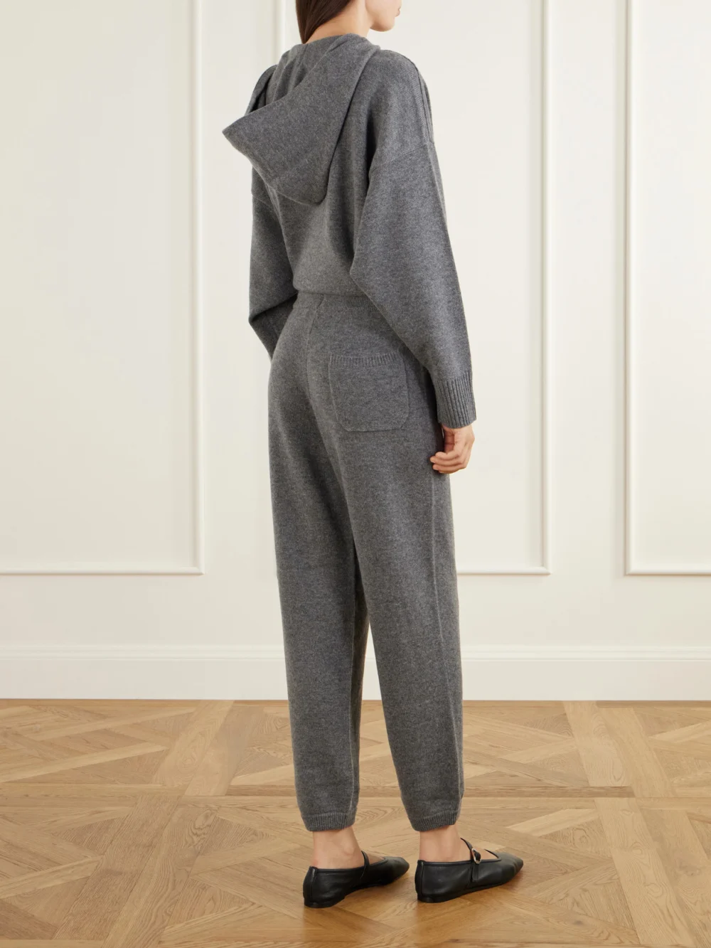Back view of the Arch4 Oli Cashmere Hoodie and Pants Set