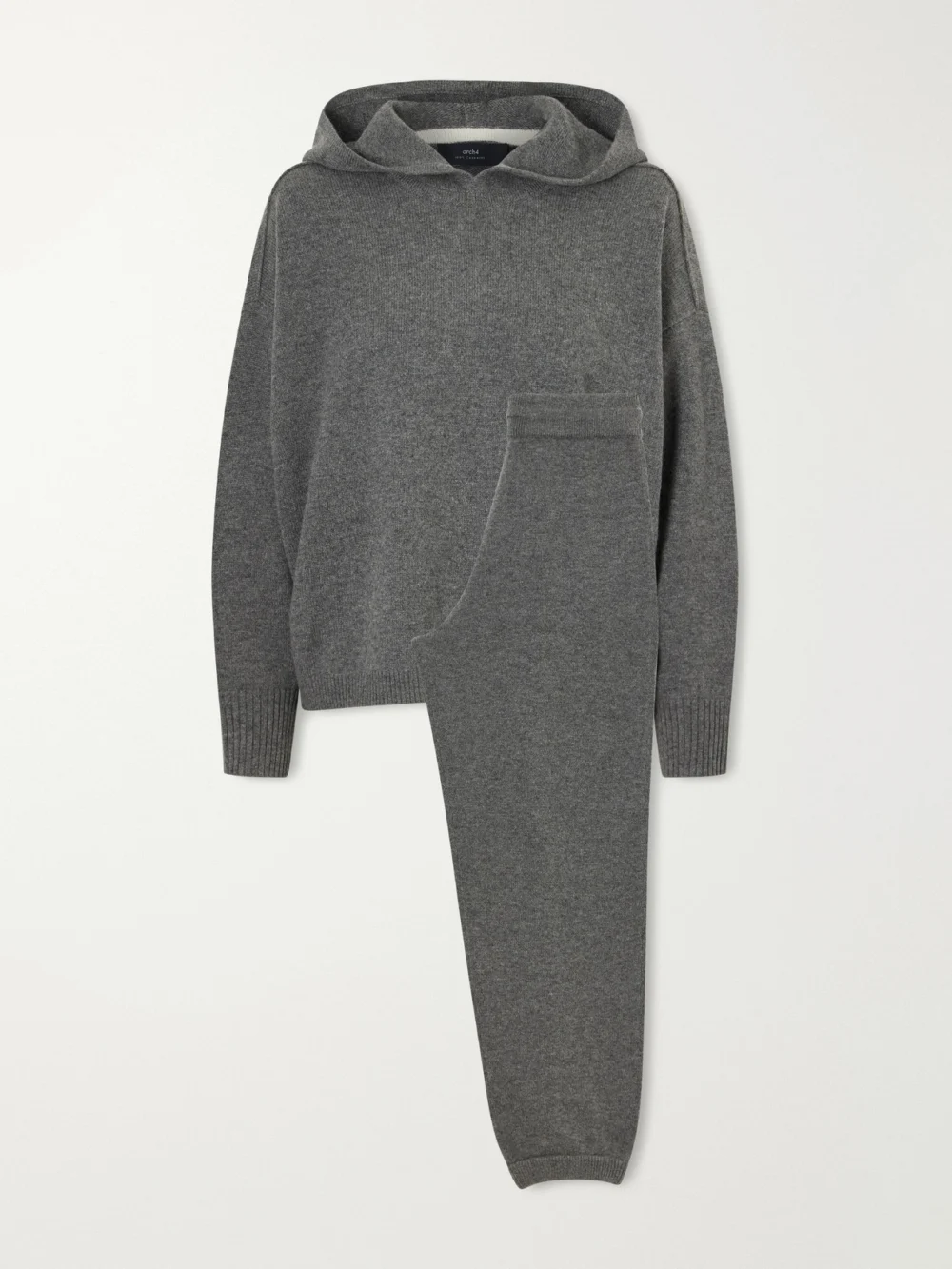 Arch4 Oli Cashmere Hoodie and Pants Set in gray