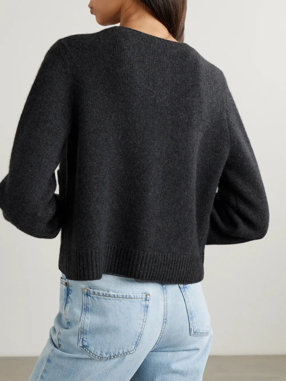 Back view of the Arch4 Rosanna Cashmere Cardigan