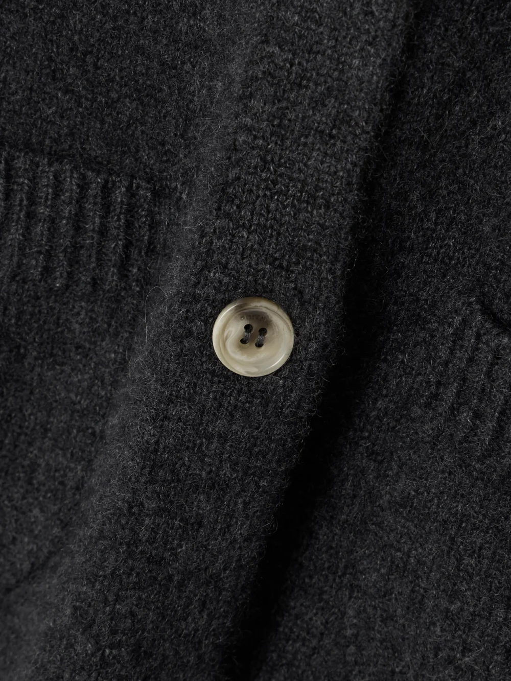Close-up detail of the Arch4 Rosanna Cashmere Cardigan