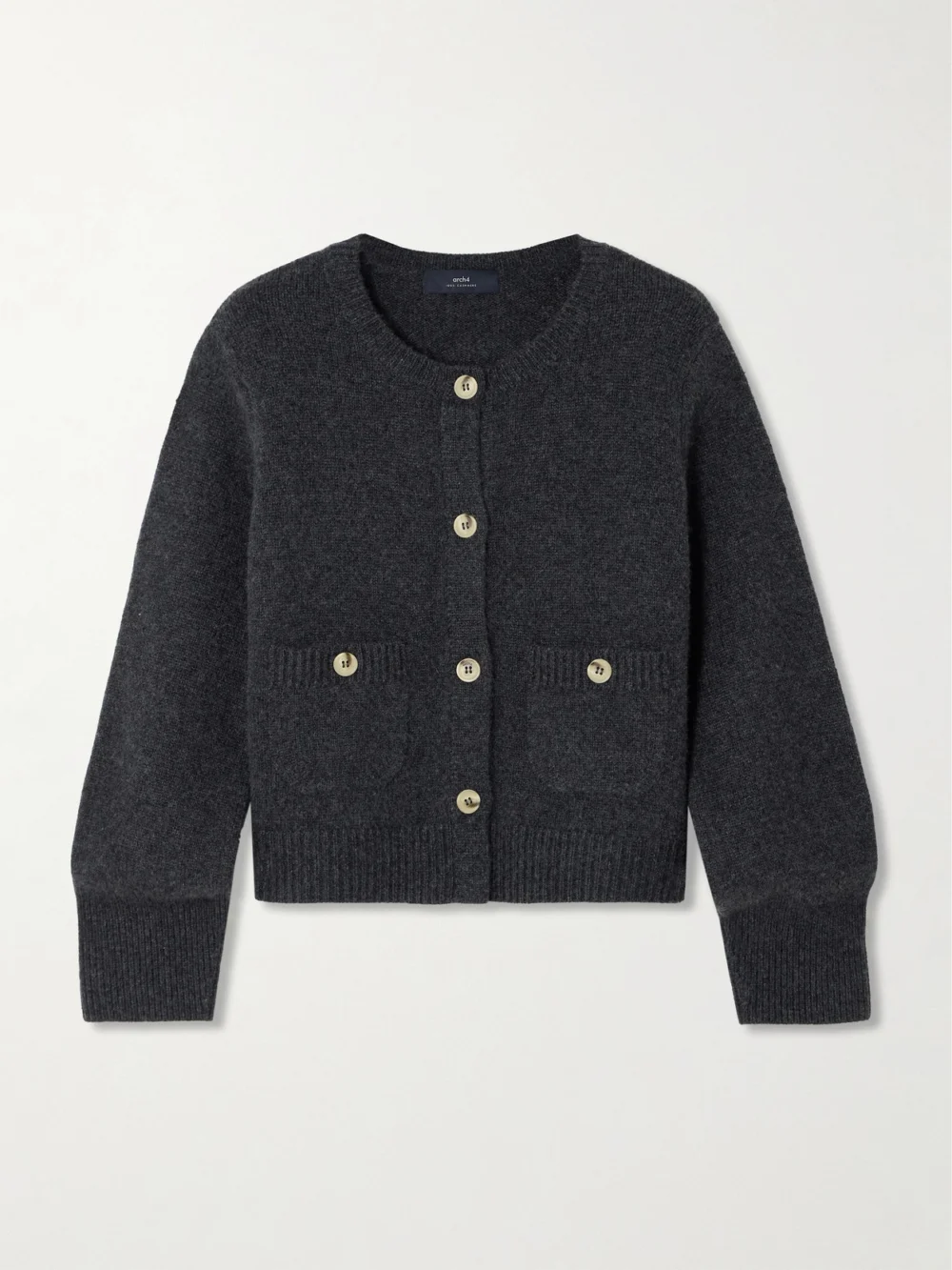 Arch4 Rosanna Cashmere Cardigan in gray