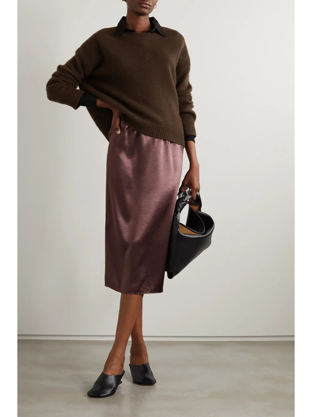 Arch4 The Ivy Cashmere Sweater, worn by a model