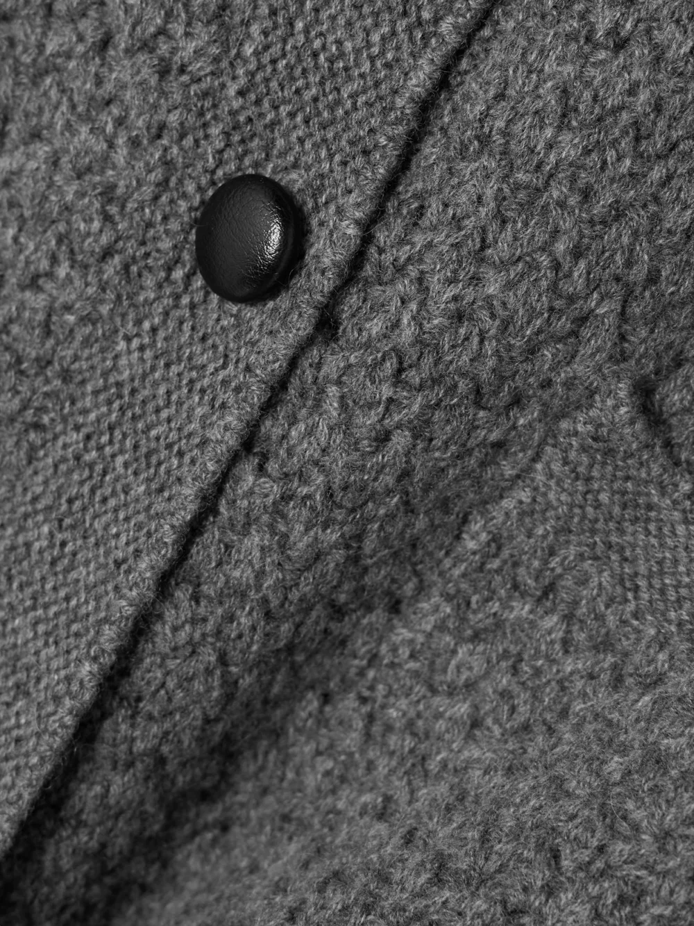 Close-up detail of the Arch4 Tulip Crocheted Cashmere Cardigan