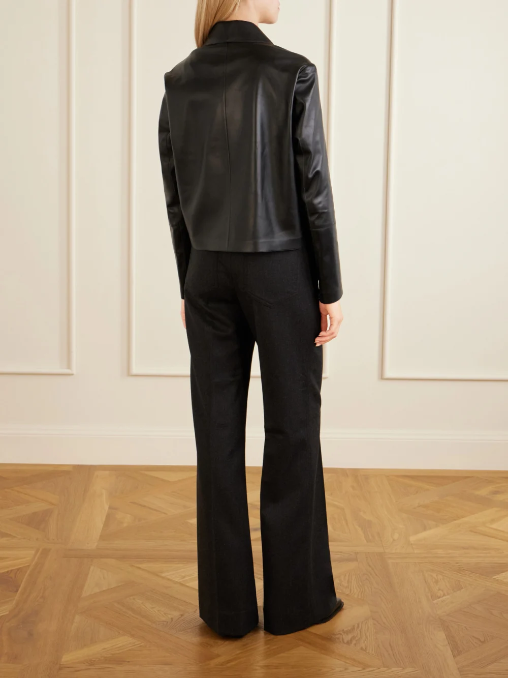 Back view of the Arma Emy Leather Jacket