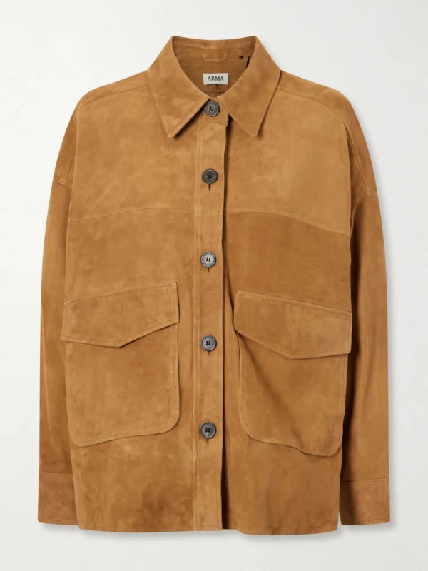 Arma Kaylee Paneled Suede Jacket