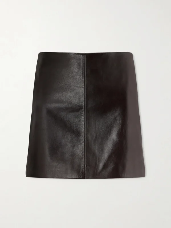 Arma Melody Leather Mini Skirt