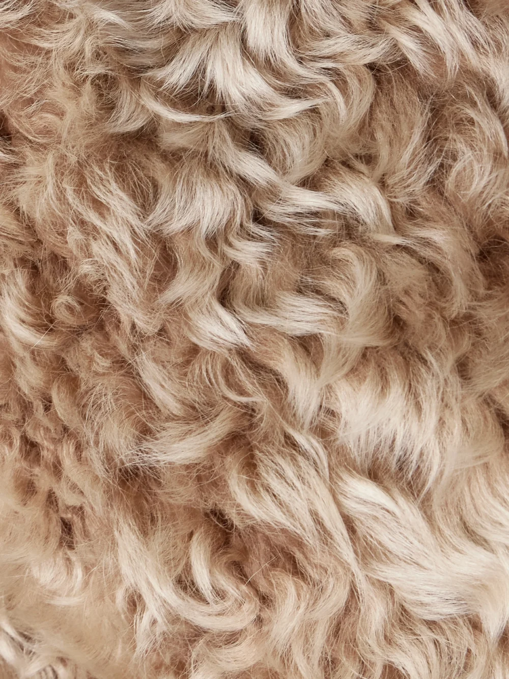 Close-up detail of the Arma Mooney Shearling Jacket