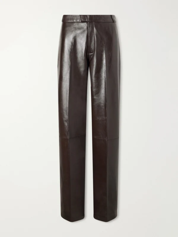 Arma Palermo Leather Straight-leg Pants