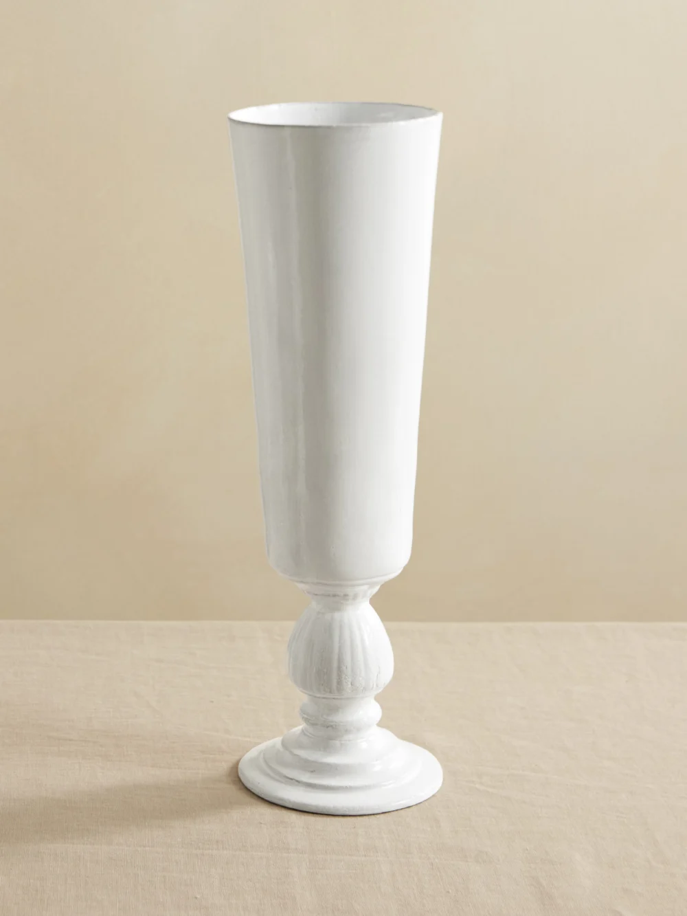 Astier De Villatte Casper High Ceramic Vase in white