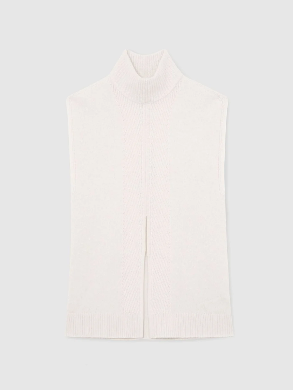 Atelier Atelier Cashmere Funnel-neck Tabard, , view 2