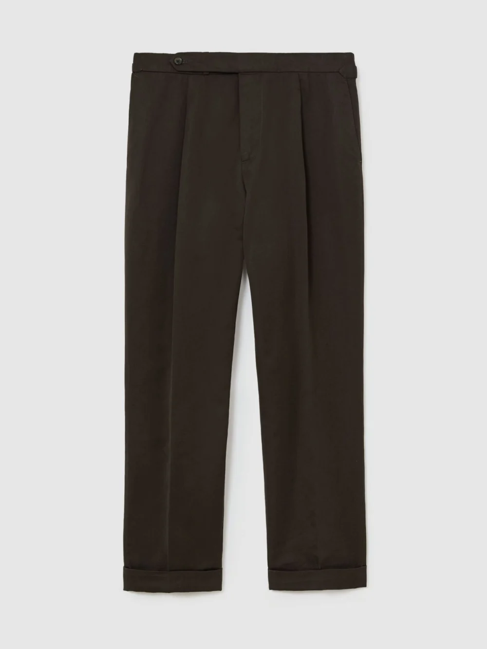 Atelier Atelier Cotton-blend Trousers, Brown, view 2
