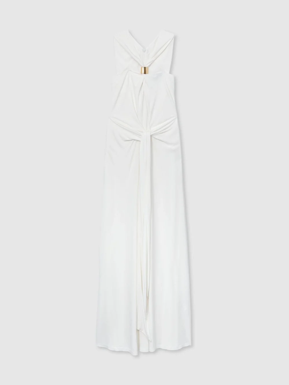 Atelier Atelier Hardware-detail Draped Maxi Dress, , view 2