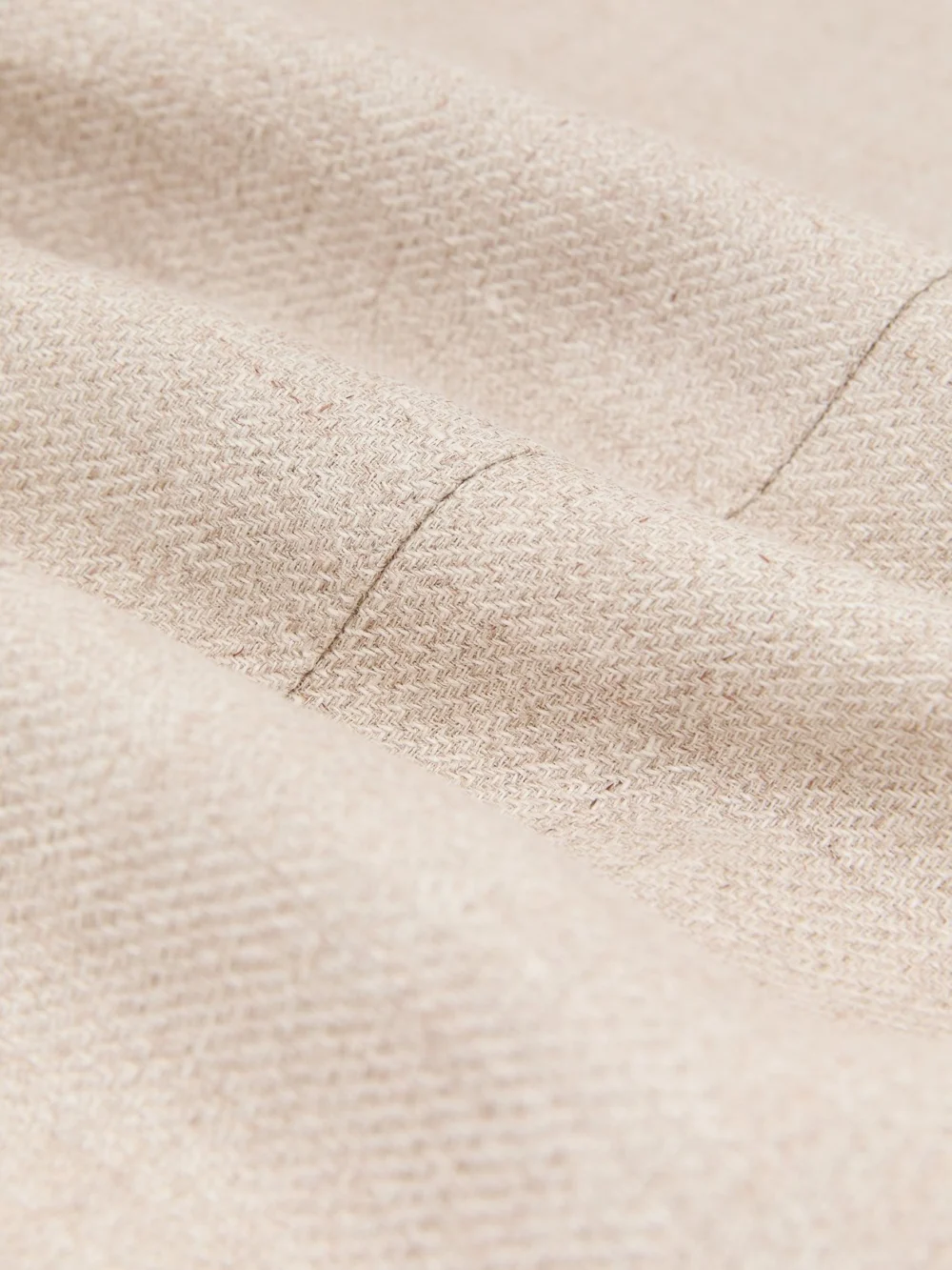 Atelier Atelier Linen-blend Single-breasted Blazer, Oatmeal, view 2