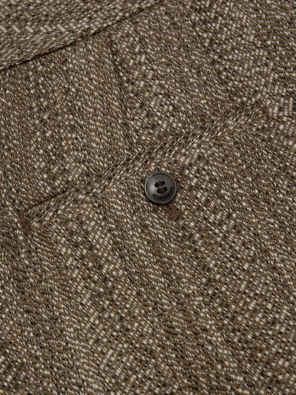 Atelier Atelier Wool-blend Textured Wide-leg Trousers, Brown, view 2