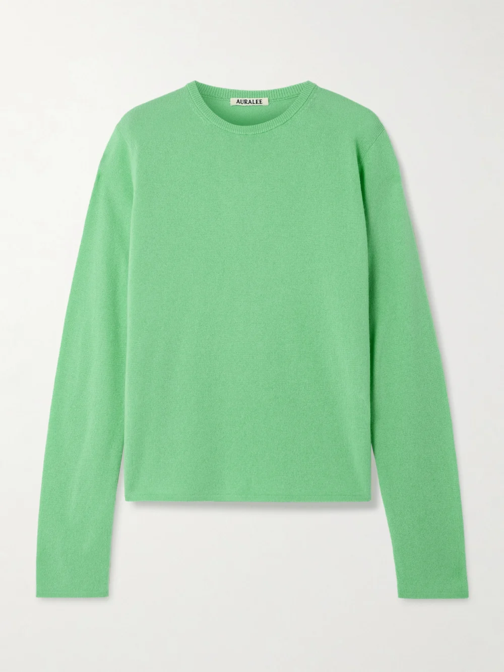 Auralee Cashmere and Silk-blend Sweater in mint
