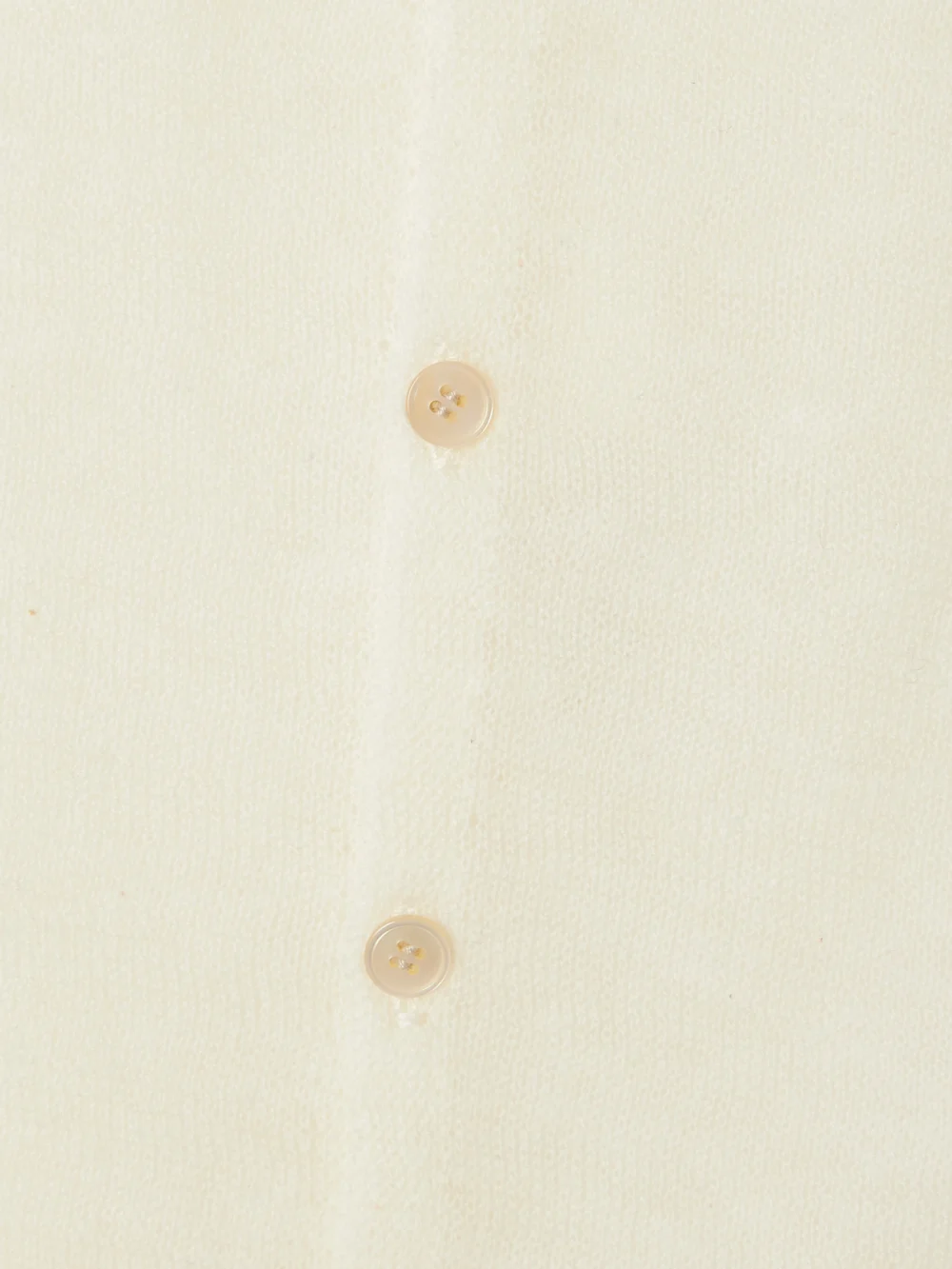 Close-up detail of the Auralee Cashmere Cardigan