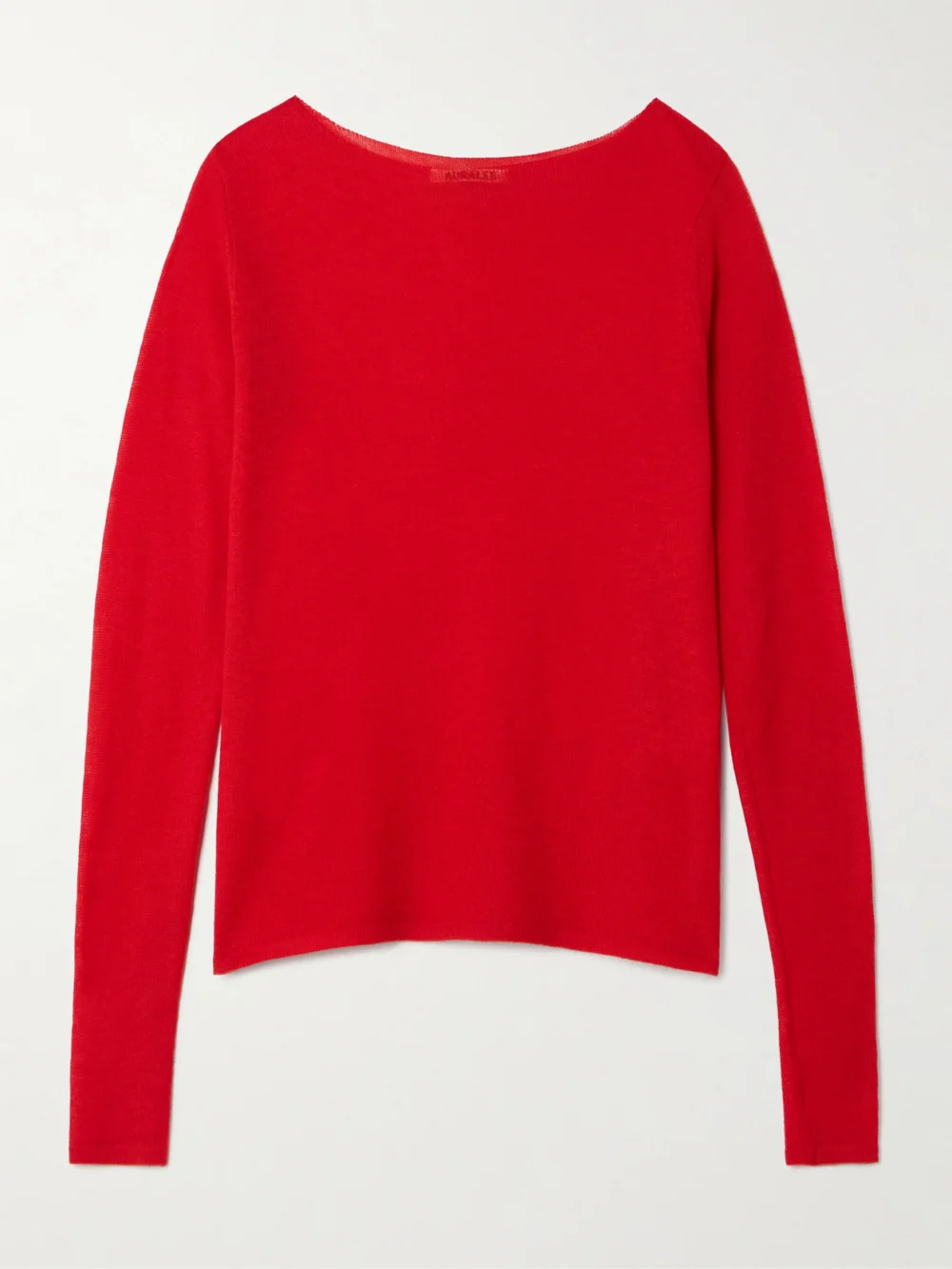 Auralee Cashmere Sweater in red