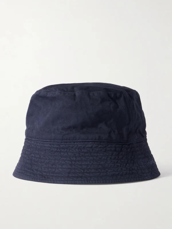 Auralee + Kijima Takayuki Finx Cotton-twill Bucket Hat