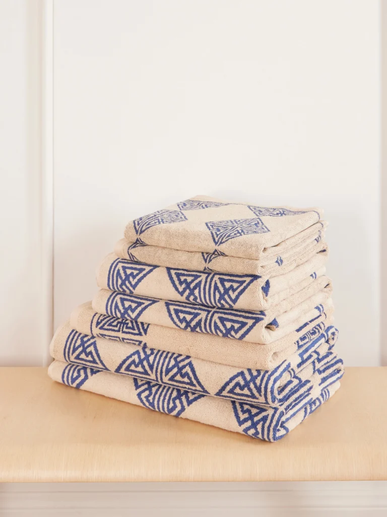 Autumn Sonata Agnes Complete Set of Seven Organic Cotton-terry Towels