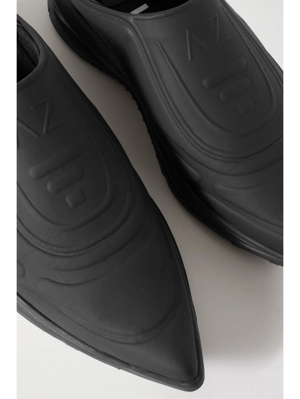 Close-up detail of the Az Factory Collapsible-heel Neoprene and Mesh Slip-on Sneakers
