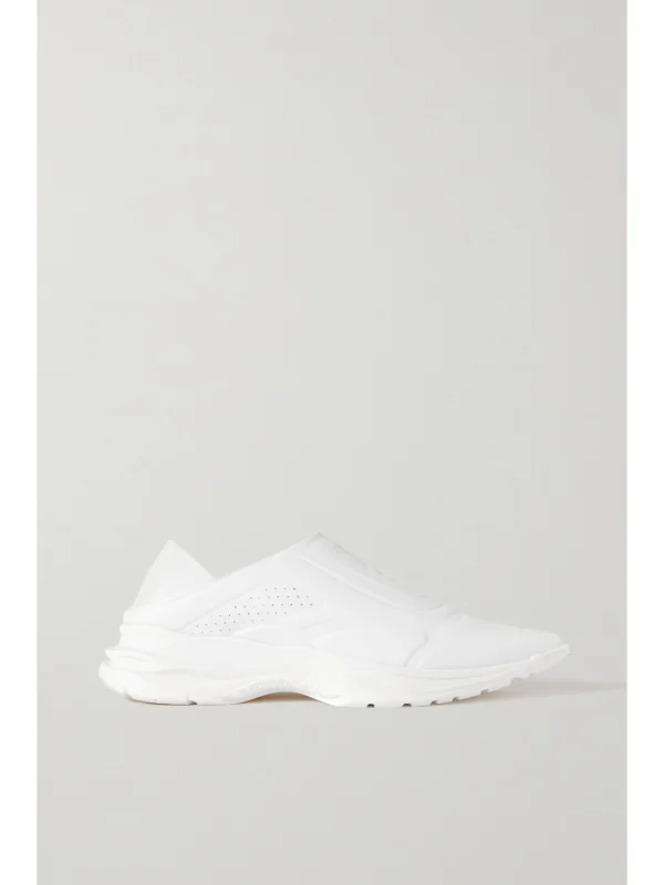 Az Factory Collapsible-heel Neoprene and Mesh Slip-on Sneakers