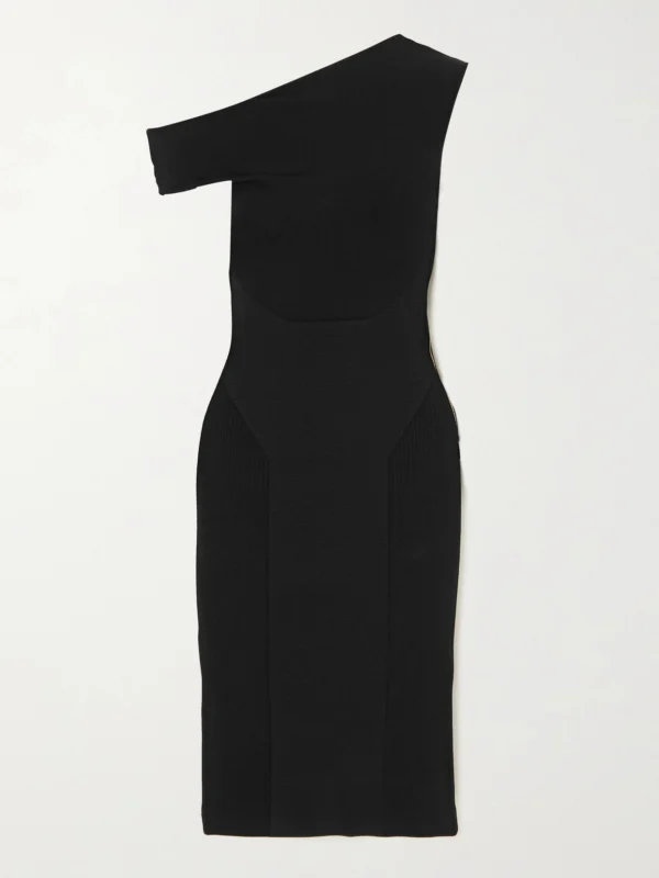 Az Factory Mybody One-shoulder Knitted Midi Dress