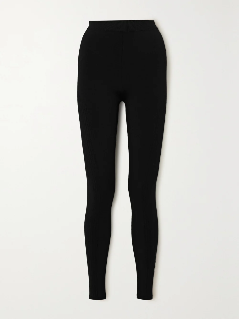 Az Factory Mybody Paneled Stretch-knit Leggings in black