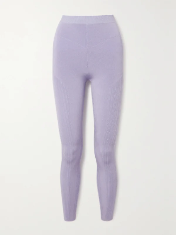 Az Factory Mybody Paneled Stretch-knit Leggings