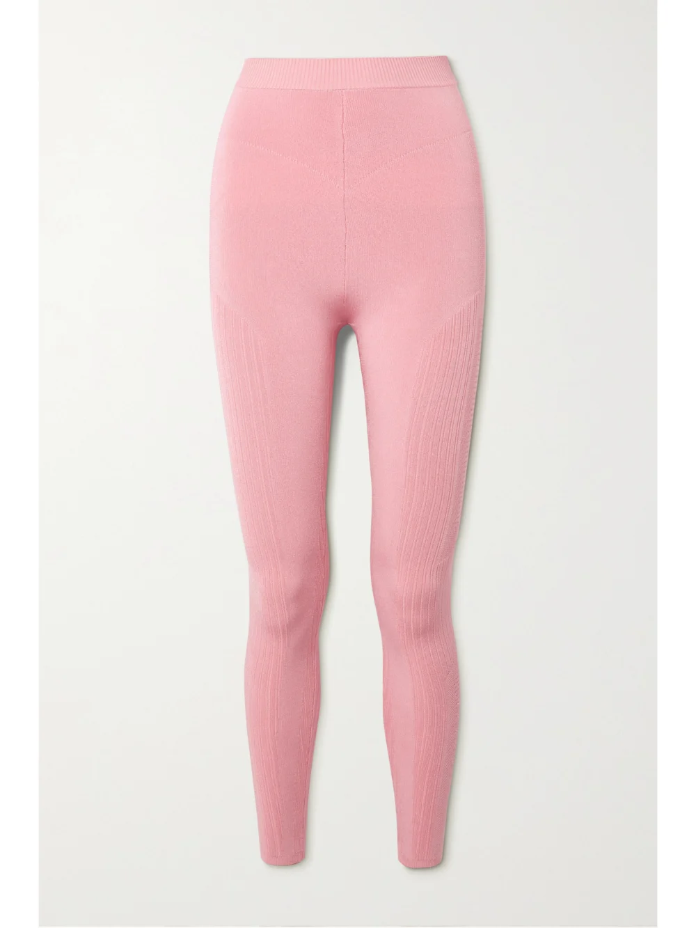 Az Factory Mybody Paneled Stretch-knit Leggings in pink